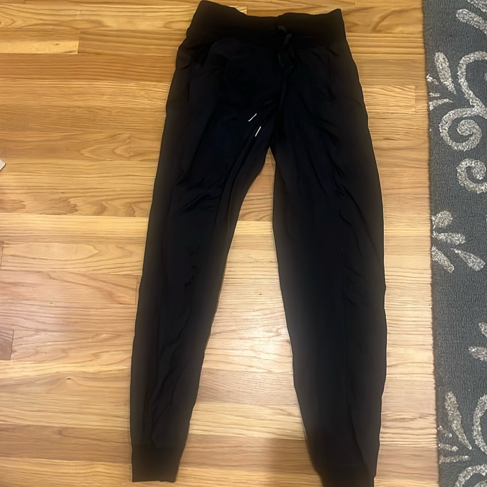 Black Dance Studio Mid-Rise Jogger Full Length